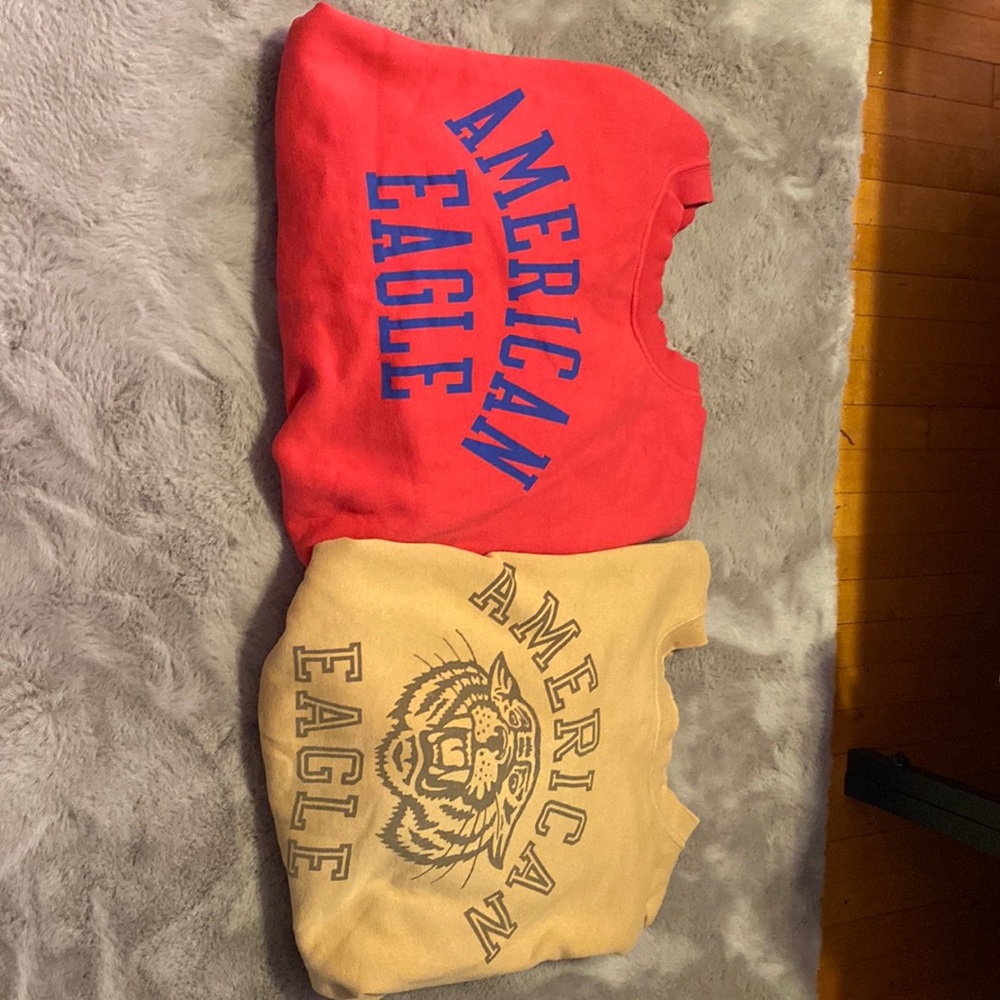2 American eagle crew necks BUNDLE!!!